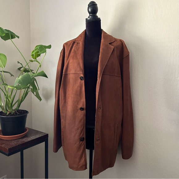 Vintage Brown Genuine Leather Jacket - Picture 3 of 16